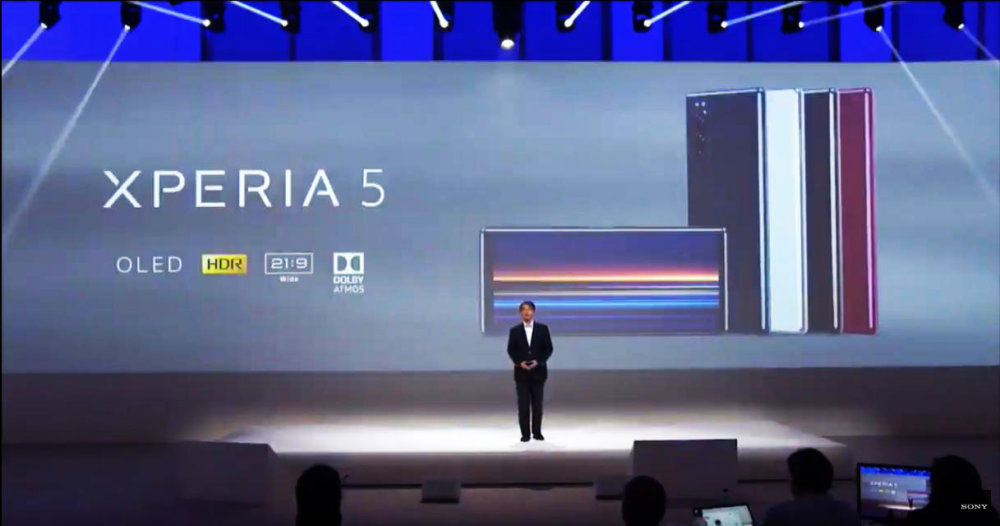 Sony Xperia 5: Una imagen del ensayo de la presentación revela el nombre del nuevo buque insignia