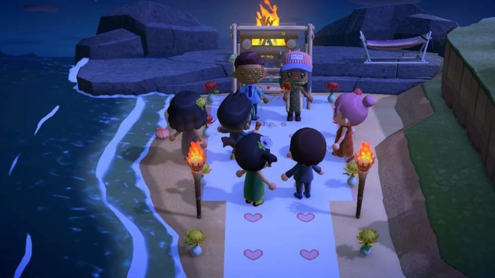 Boda en Animal Crossing