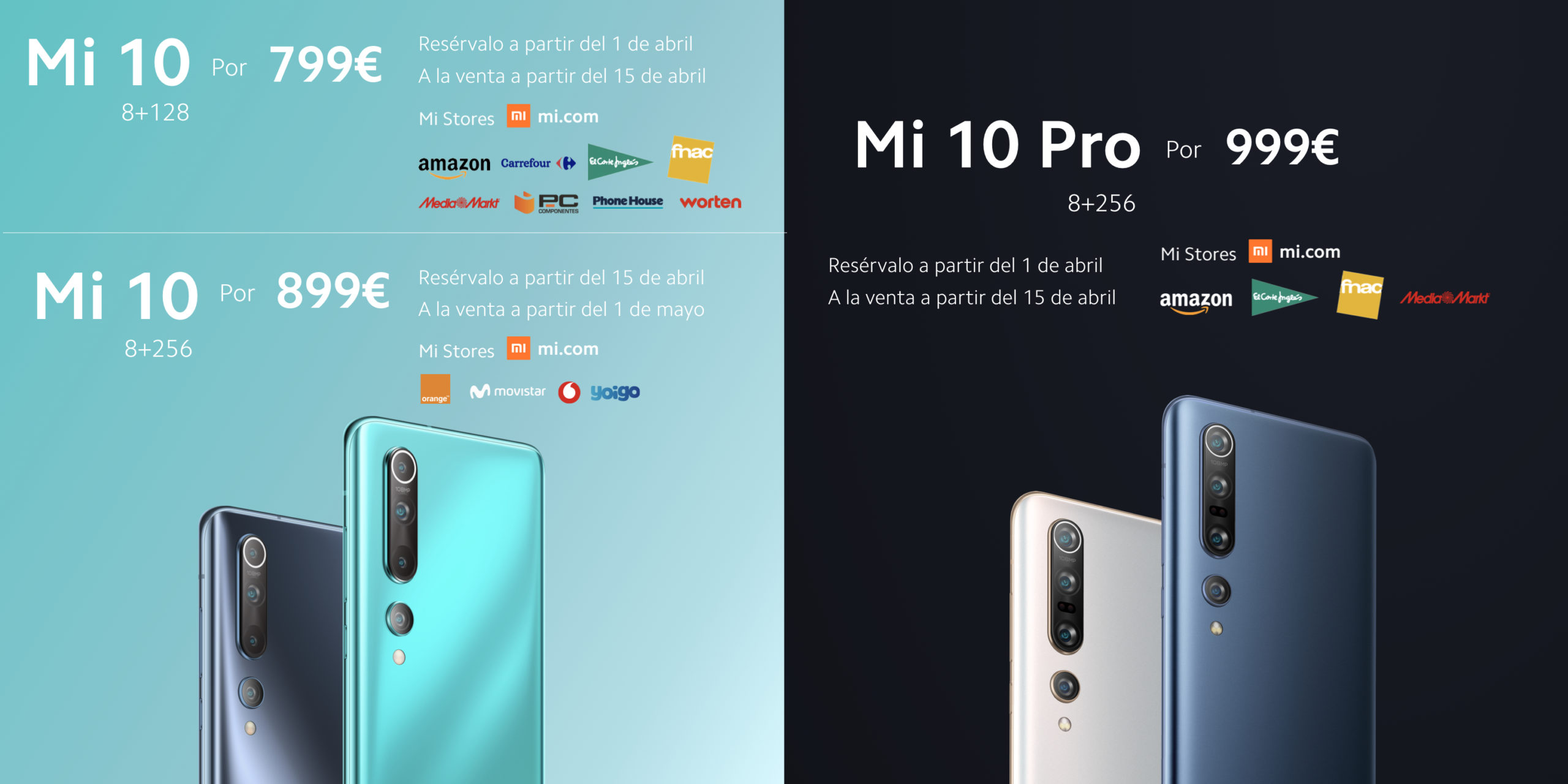 Xiaomi Mi 10 disponible en España: precio oficial y fecha de lanzamiento
