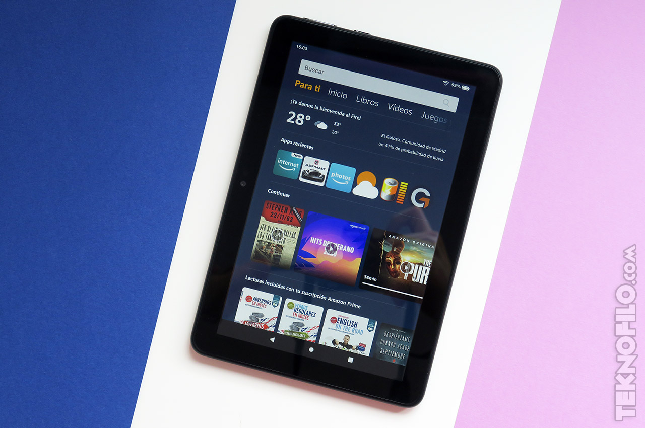 Analisis Del Amazon Fire Hd 8 2020 Y Opinion Review En Espanol