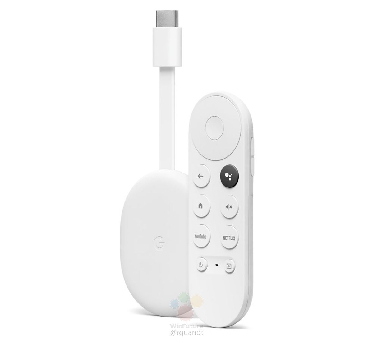 Este es el nuevo Chromecast con Google TV y mando a distancia