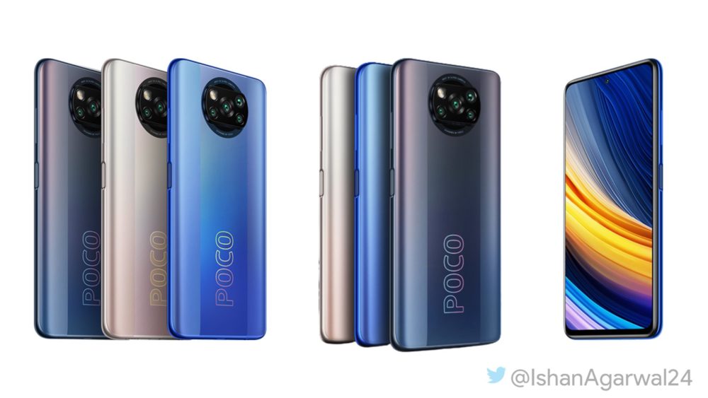 El POCO X3 Pro se deja ver en renders filtrados