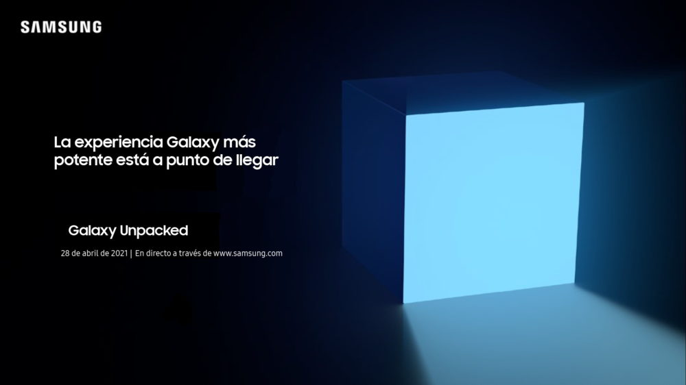 Samsung anuncia Galaxy Unpacked para el 28 de abril