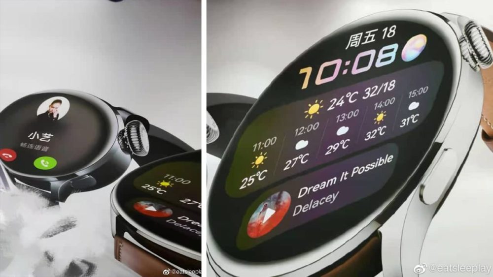 El Huawei Watch 3 se deja ver en los primeros renders filtrados