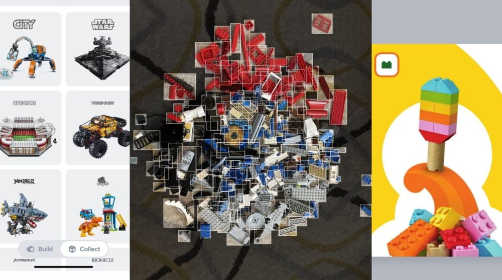 Aplicación lego para construir clearance