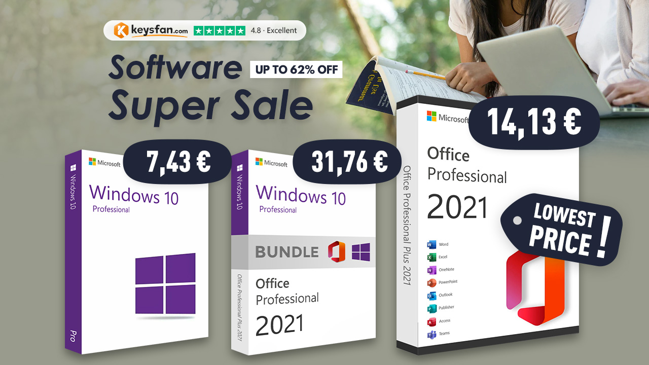 Compra licencias de Office y Windows desde 6,14€ en las Rebajas de Keysfan!