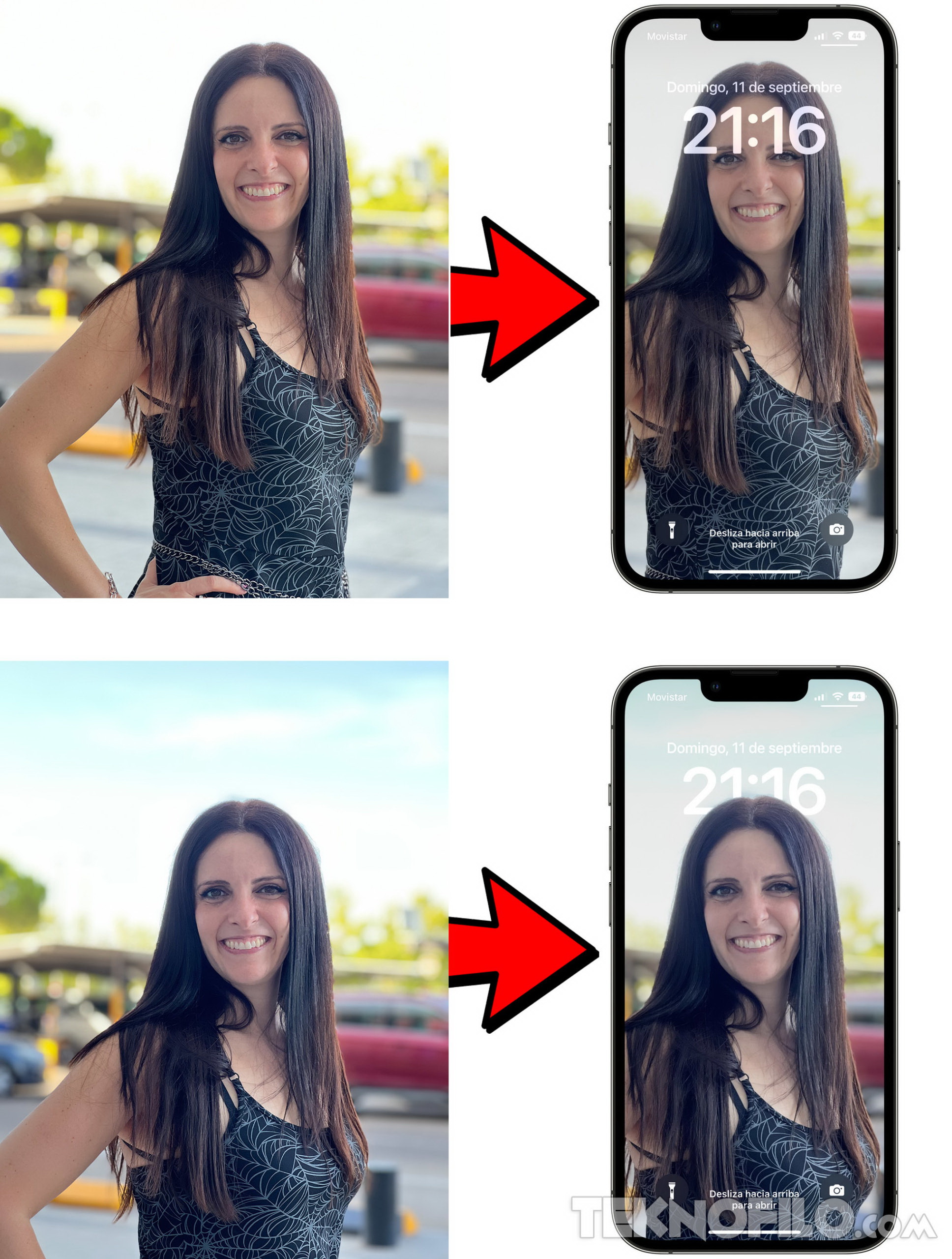 Cómo tomar un retrato para que luzca bien en la nueva pantalla de bloqueo  de iOS 16
