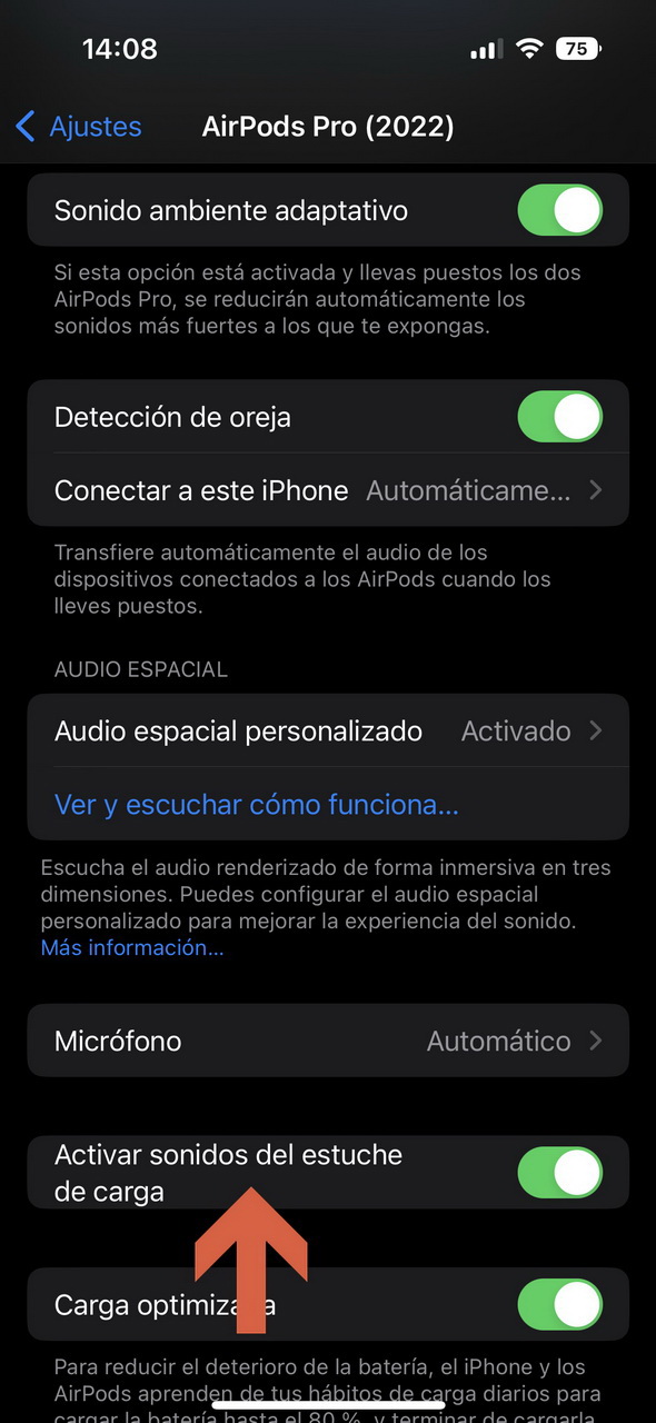Como se carga el estuche de los airpods top pro