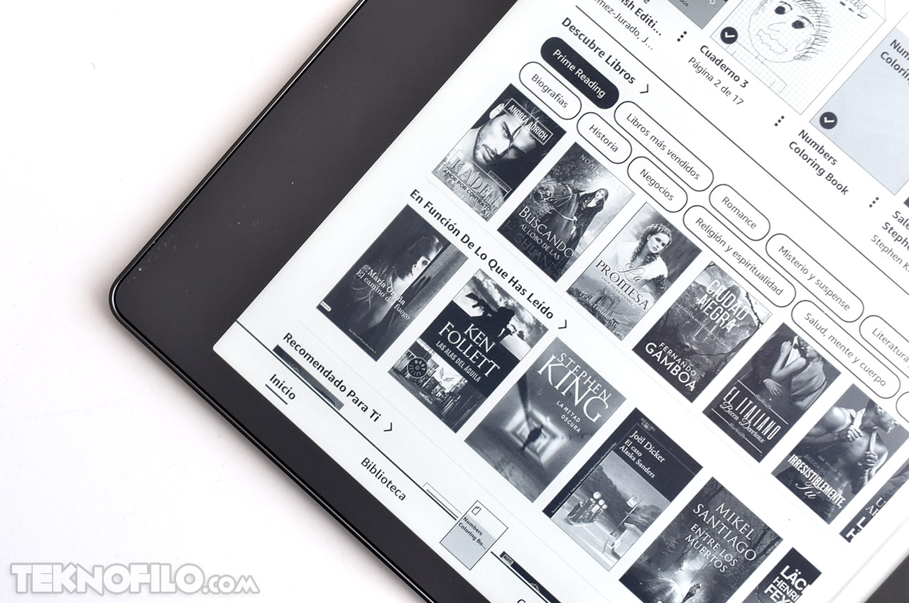 presentó el libro electrónico más grande Kindle Scribe con