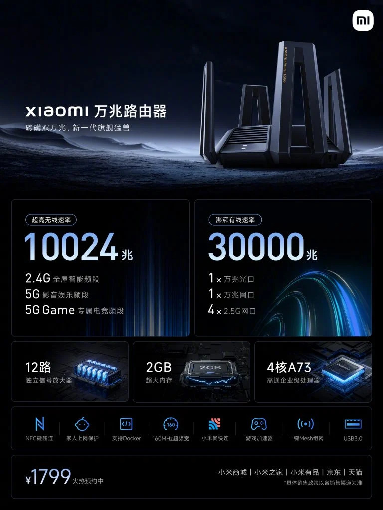 El router Xiaomi 10 Gigabit ya es oficial | Teknófilo