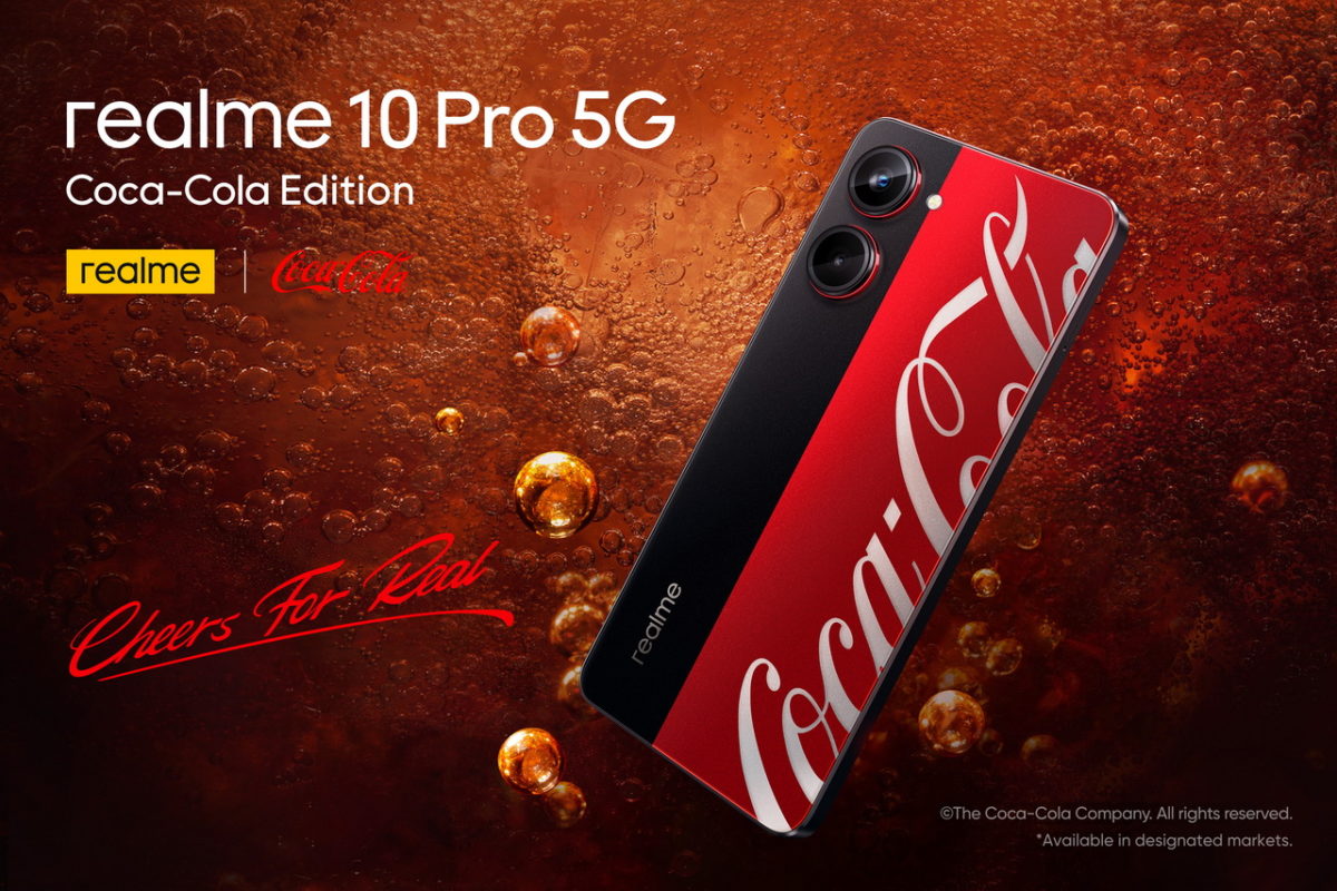 Realme 10 Pro 5G Edición Coca-Cola es Oficial