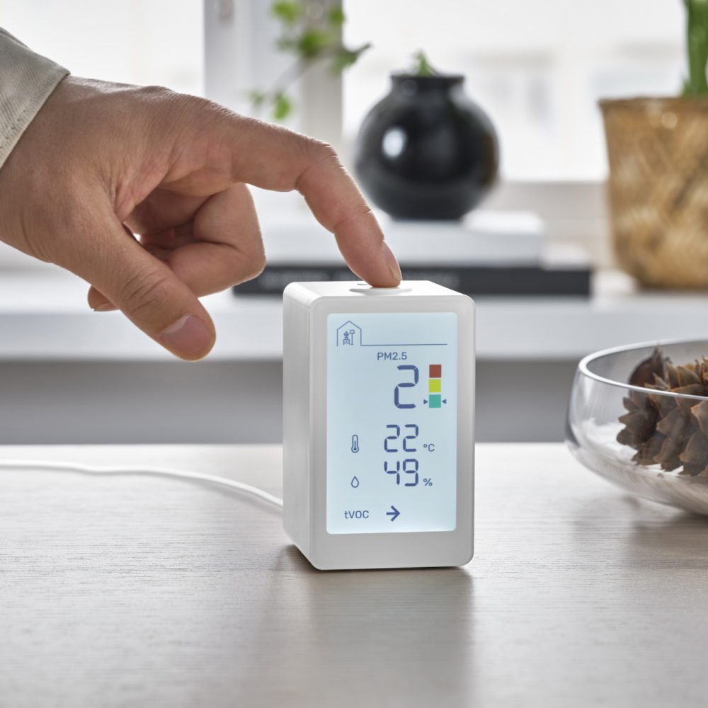 IKEA lanza VINDSTYRKA, un sensor inteligente para medir la calidad del aire