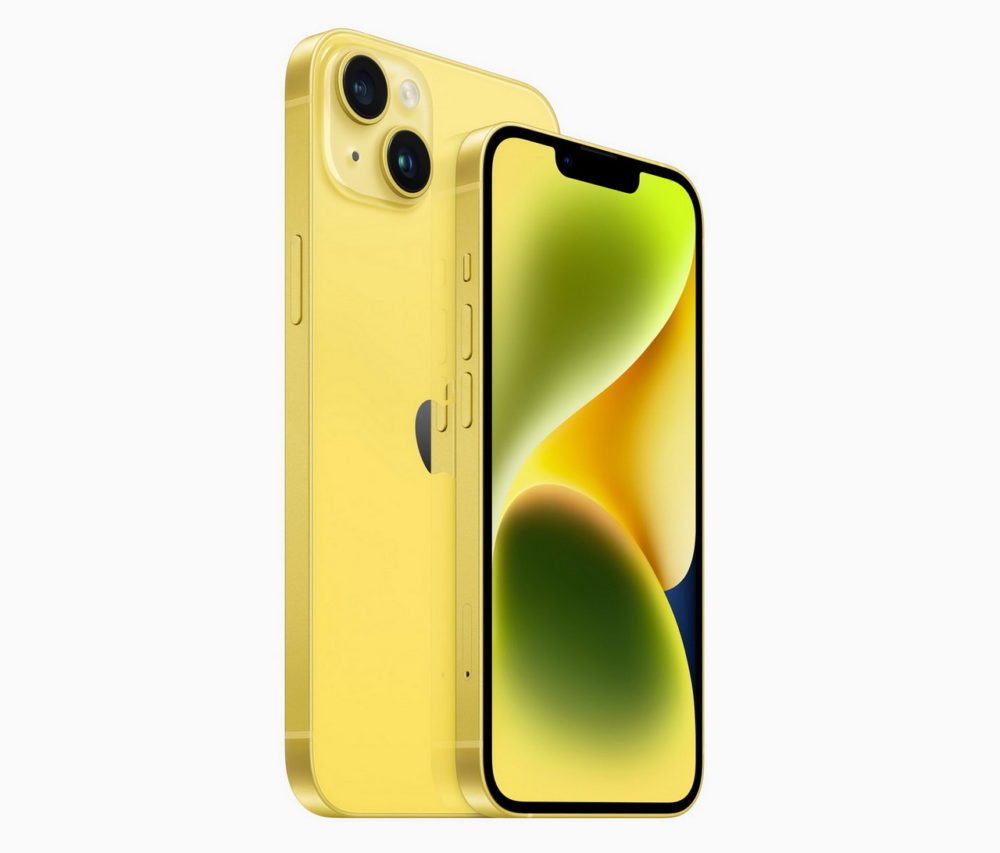 Apple anuncia un nuevo color amarillo para los iPhone 14 y iPhone 14 Plus