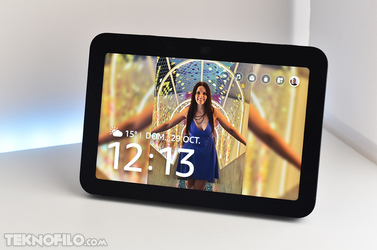 Echo Show 8 con asistente virtual Alexa, pantalla integrada de 8 -  Blanco