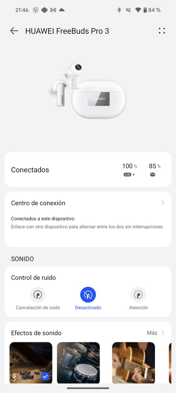 Disfruta de la cancelación de ruido con sus HUAWEI FreeBuds Pro