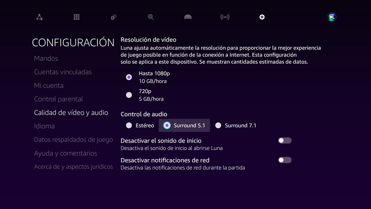 Análisis de Luna, el servicio de streaming de juegos de  [REVIEW 2023]