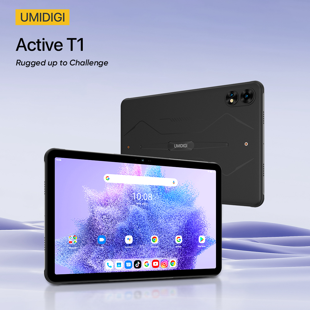 Prepárate para la tablet UMIDIGI Active T1 con pantalla ultra-grande y  triple protección!