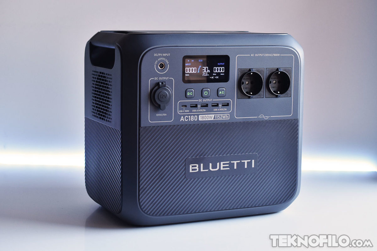 Análisis de la estación de energía BLUETTI AC180