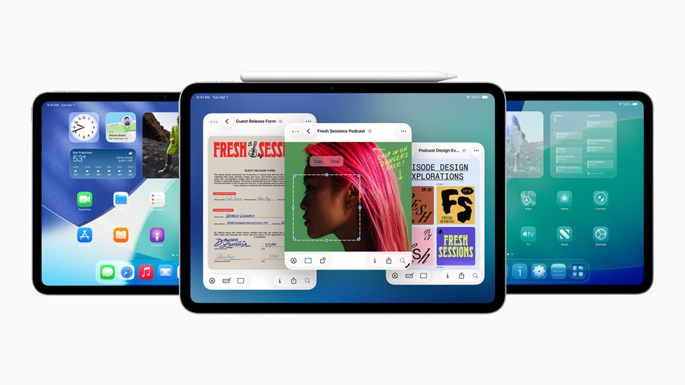 iPadOS 26: Diseño Liquid Glass, tareas largas en segundo plano y más novedades