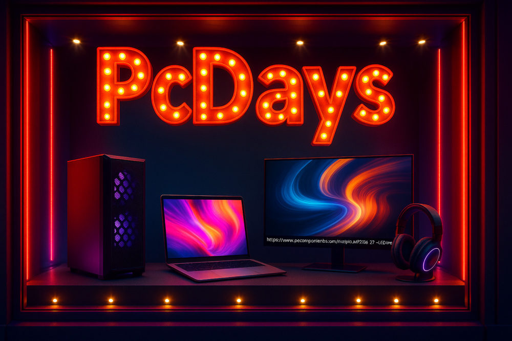 PcDays 2025: las mejores ofertas tecnológicas del verano en PcComponentes