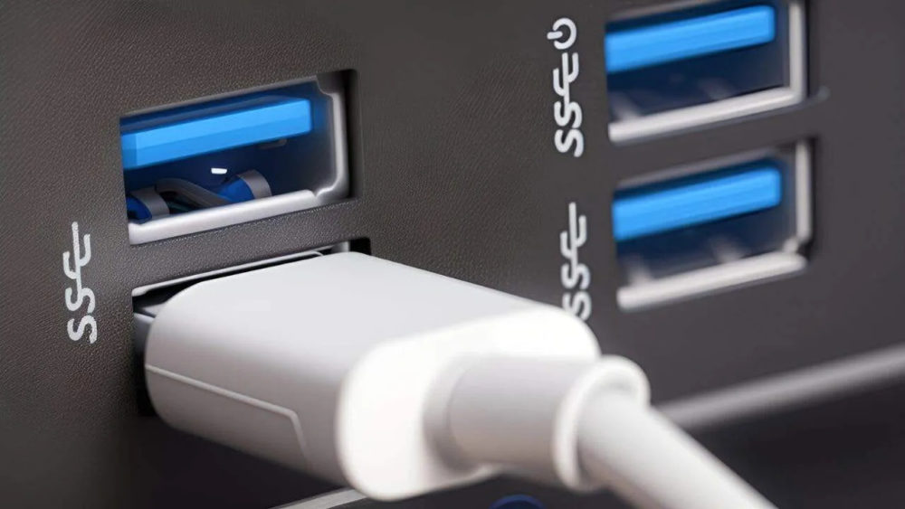 ¿Qué significa que un puerto USB sea de color azul?