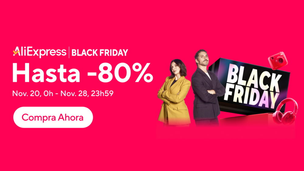 ¡Cupones exclusivos de AliExpress × Teknófilo para Black Friday! ¡Hasta 70€ de descuento!
