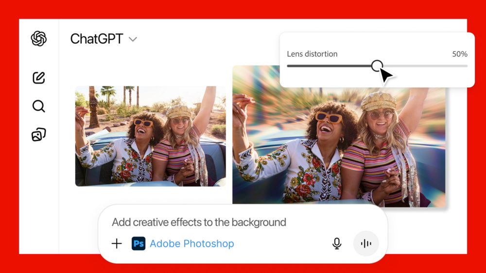 Adobe integra Photoshop, Express y Acrobat en ChatGPT: ya puedes usarlos gratis y sin saber diseño