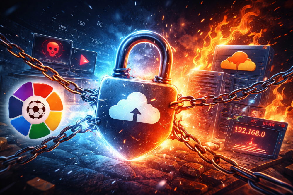 LALIGA acusa a Cloudflare de lucrarse con la piratería mientras tumba miles de webs legítimas