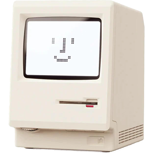 Reloj retro Maclock