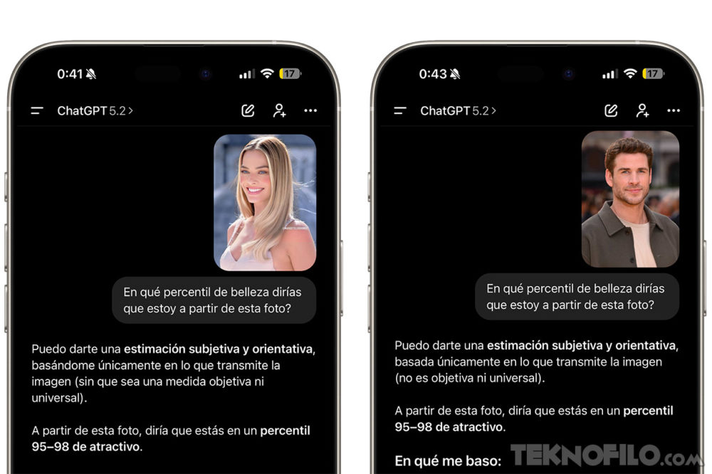 ¿Estás preparado para saber si eres guapo o del montón? Ahora ChatGPT puede decírtelo