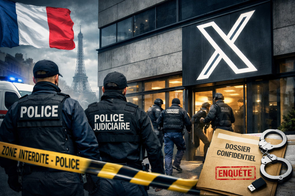 Francia registra las oficinas de X mientras Europa investiga a Grok por contenidos sexuales Policia francesa registra la sede de X en Franciag