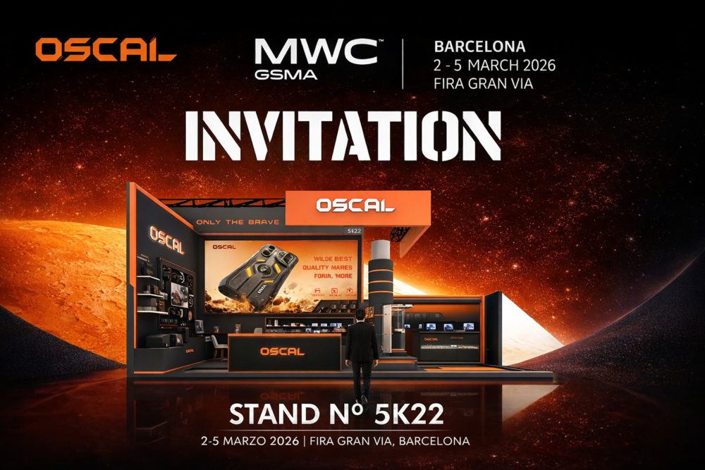 Barcelona espera | Únete a OSCAL en el MWC 2026 para descubrir el futuro de la tecnología Invitación al stand de Oscal en MWC 2026, Barcelona, del 2 al 5 de marzo, Fira Gran Vía, stand 5K22.