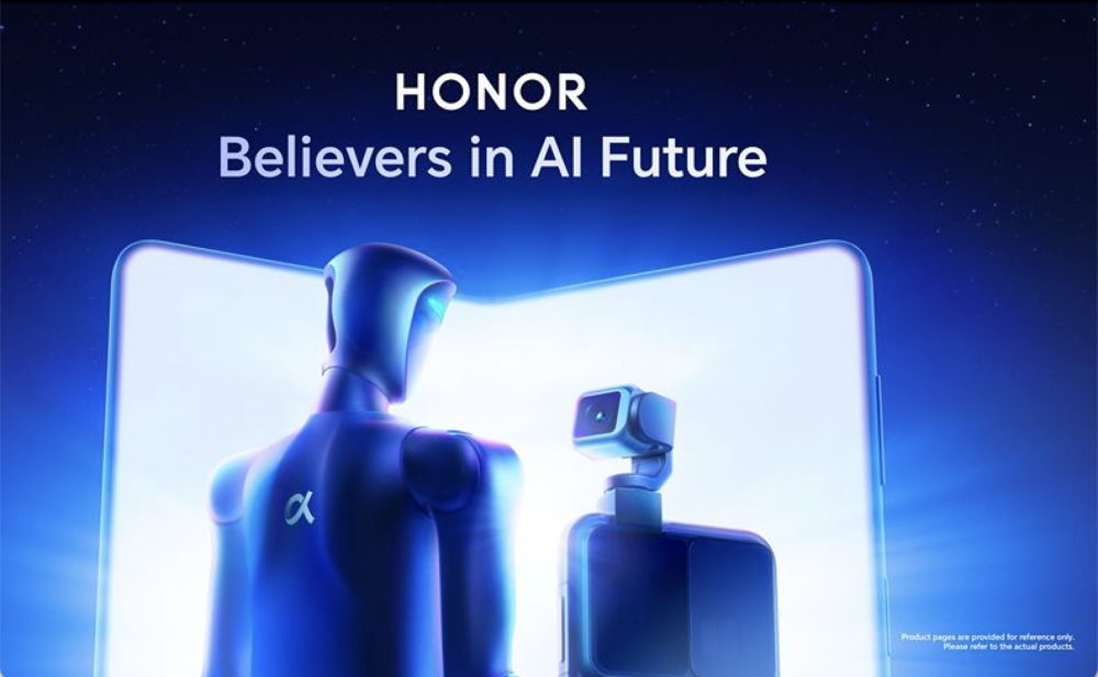 HONOR sorprende en MWC 2026 con Robot Phone, Magic V6 y su apuesta total por la IA Robots mirando una pantalla luminosa con texto HONOR Believers in AI Future. Tecnología y futuro en armonía.