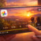Por fin: Google Fotos añade control de velocidad al reproducir vídeo Persona ajusta la velocidad de reproducción en video de paisaje al atardecer en un smartphone.