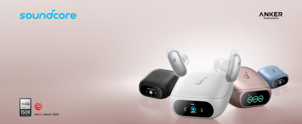 soundcore Liberty 5 Pro y Pro Max: nuevos auriculares con IA, ANC avanzado y llamadas más claras Auriculares Soundcore Anker en varios colores con diseño elegante y premiado por innovación.