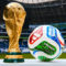 Ya sabemos quién ganará el Mundial 2026: EA Sports FC hace su predicción «infalible» Trofeo de la Copa Mundial de la FIFA y balón oficial en un estadio vacío.