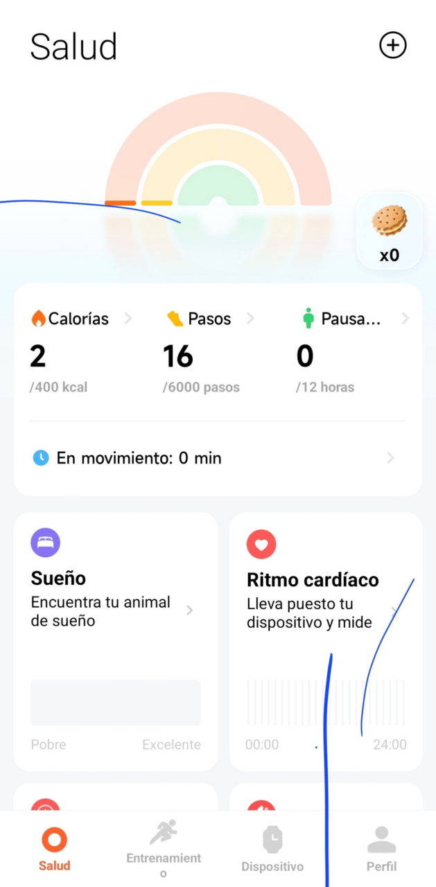 Aplicación de salud: calorías, pasos, pausas, sueño y ritmo cardíaco. Mantén tus métricas de salud al día.