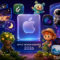 Premios de Diseño Apple 2026: aplicaciones creativas y personajes animados destacando innovación digital.