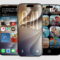 Varios iPhones mostrando distintas funciones de pantalla y aplicaciones en sus pantallas de inicio.