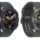 Dos relojes inteligentes con diseño deportivo y pantallas digitales, uno negro y otro verde.