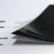 Diagrama en capas de pantalla OLED: capa protectora, vidrio ultrafino, panel OLED, película de titanio, placa de titanio.