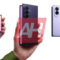 Tres smartphones plegables en manos mostrando diseño y colores variados. Tecnología innovadora y elegante.