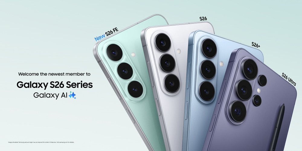 Samsung Galaxy S26 FE ya es oficial: cámara 3x, One UI 9 y siete años de actualizaciones Nuevos modelos Samsung Galaxy S26 Series: S26 FE, S26, S26+ y S26 Ultra con cámaras avanzadas y diseño moderno.