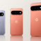 Smartphones de Google en colores coral y lila, mostrando cámaras traseras y diseño elegante.