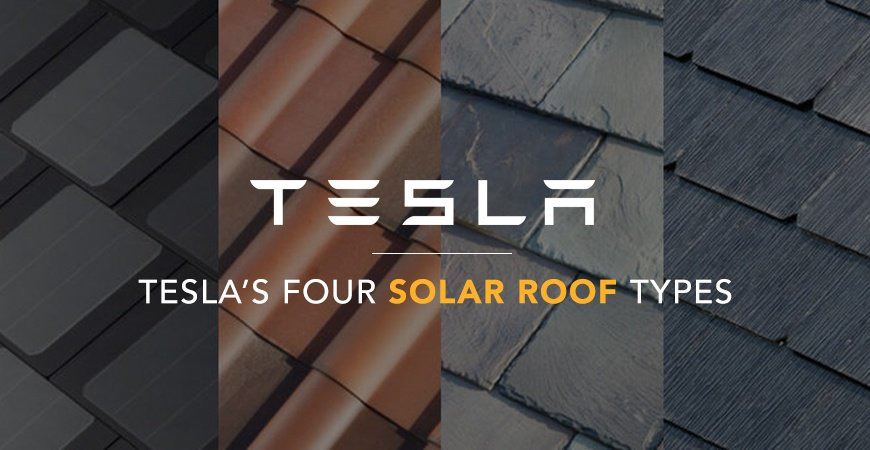 Techos solares Tesla: Cuatro tipos presentados en diferentes estilos y materiales ecológicos.