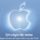 Evento de Apple 2023: Logo luminoso azul con texto Un rayo de wow. Sigue la transmisión online a las 19:00.