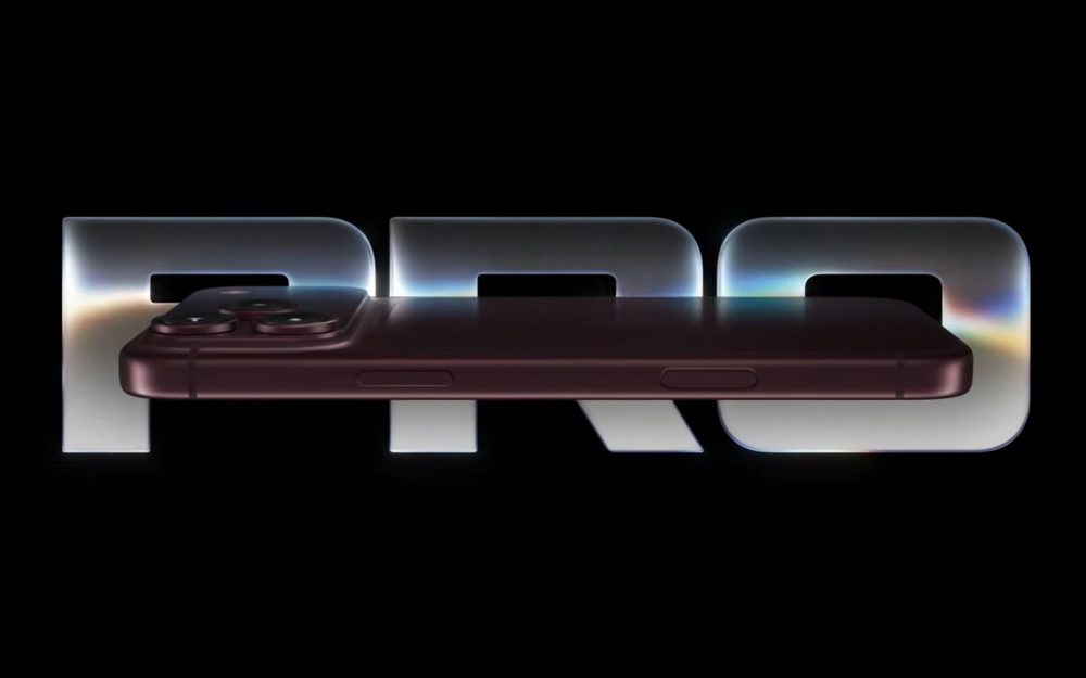 iPhone 18 Pro y Pro Max: Apple revoluciona la cámara y dispara la autonomía Smartphone elegante en primer plano sobre fondo negro con la palabra PRO iluminada detrás.