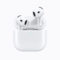 Apple presenta los AirPods 5: cancelación de ruido sin almohadillas Auriculares inalámbricos blancos en estuche de carga, tecnología moderna y compacta para audio portátil.
