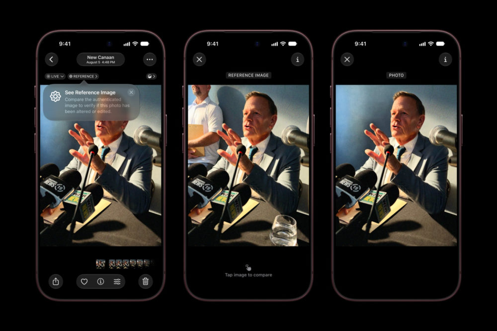 El iPhone 18 Pro puede demostrar que una foto no ha sido creada por IA