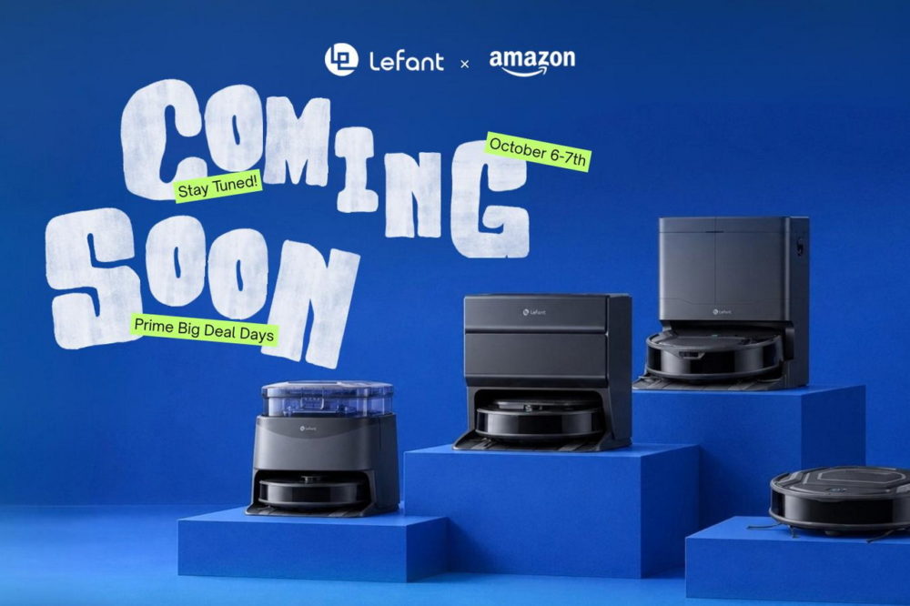 6 ofertas de Lefant en Amazon: robots aspiradores desde 125,99 € y un purificador con descuento Próximamente: nuevos robots aspiradores Lefant en Amazon, Prime Big Deal Days, 6-7 de octubre. ¡No te lo pierdas!